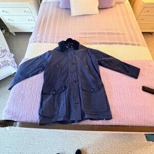 BURBERRY NAVY BARN JACKET